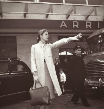 Lauren Bacall in Rome, 1960