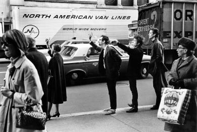 Bob Dylan, Peter Yarrow, John Hammond, Jr., NYC, 1965